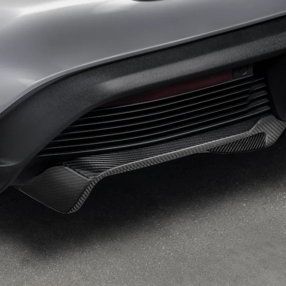Vorsteiner GW9 Design Carbon Fiber Rear Diffuser   - 2020-2024 Porsche Taycan Turbo/S