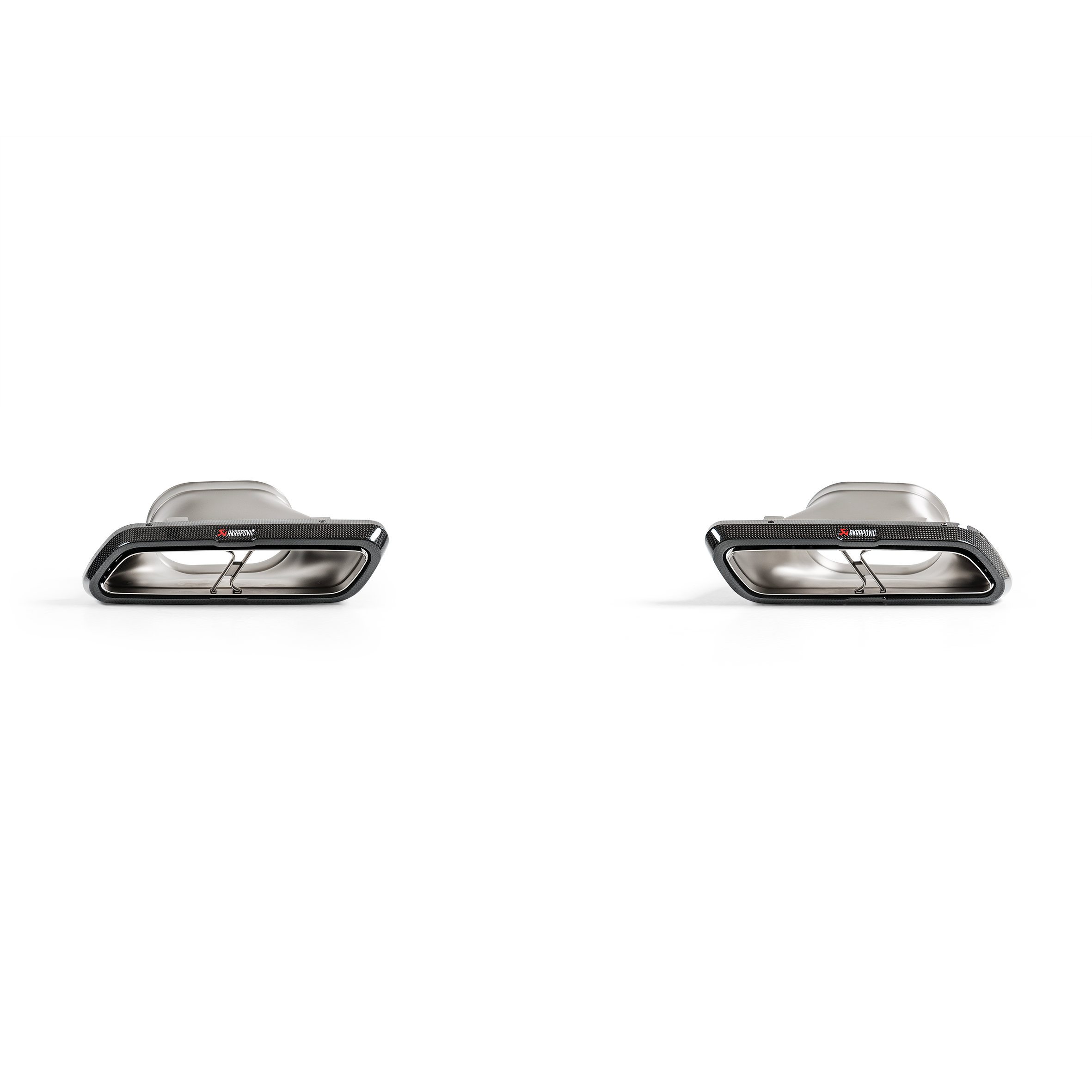 Akrapovič Evolution Line Tail Pipe Set (High Gloss Carbon) - 2018+ Mercedes-Benz E63S AMG
