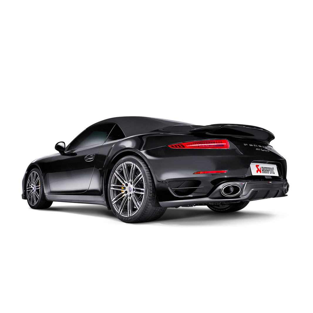 Akrapovič Matte Rear Carbon Fiber Diffuser - 2014-2015 Porsche 911 Turbo/Turbo S (991) - T1 Motorsports