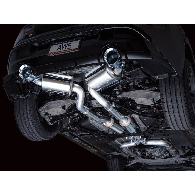 AWE Tuning Touring Edition Catback Exhaust System w/ Chrome Silver Tips - 2023+ Nissan Z