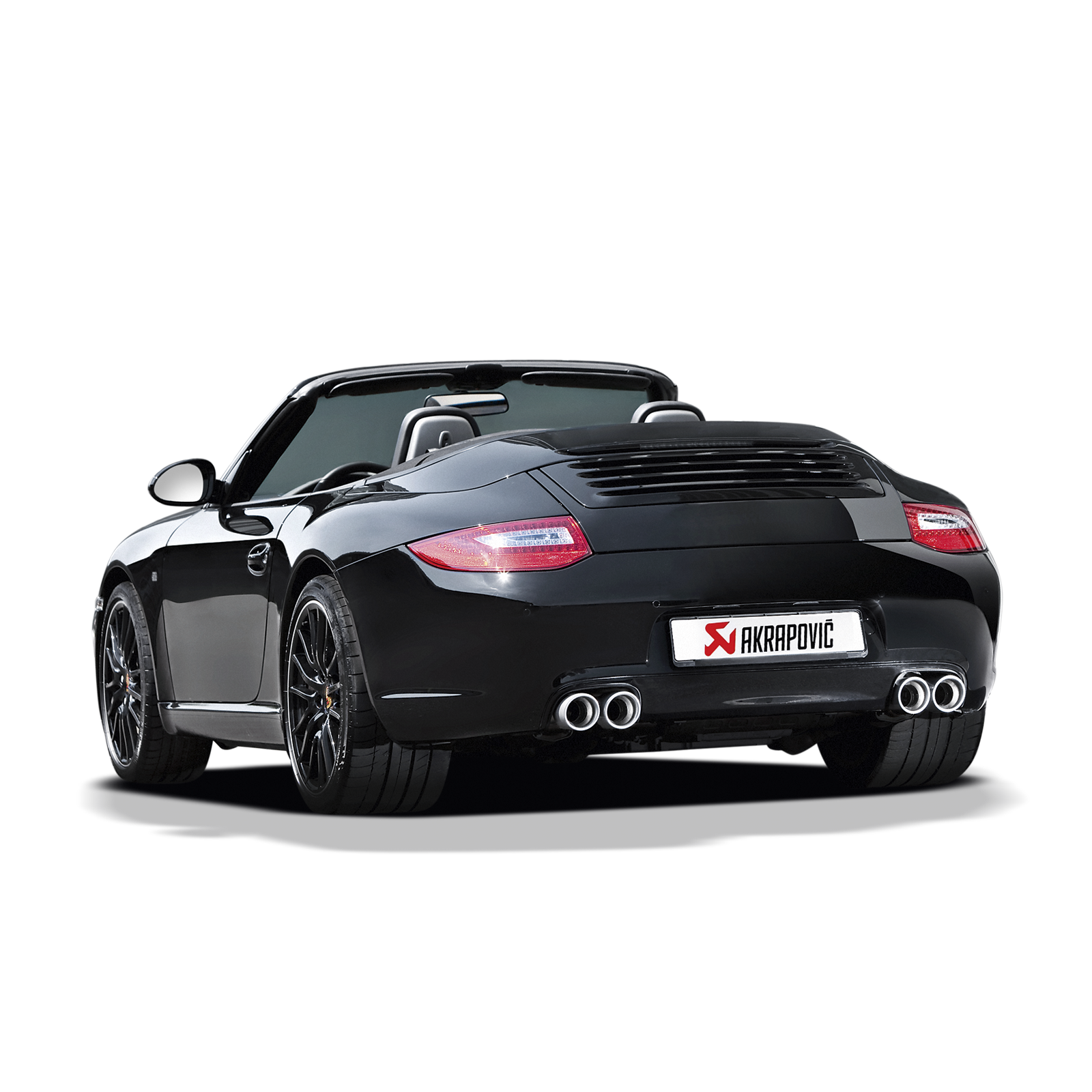 Akrapovič Slip-On Line Exhaust (Titanium) w/o Tips - 2008-2012 Porsche 911 Carrera/S/4/4S/GTS (997 DFI) - T1 Motorsports