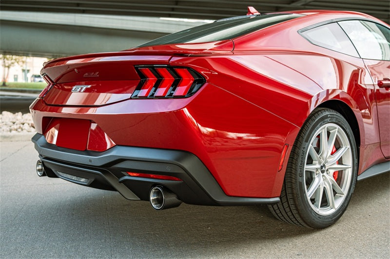 Corsa 2024 Ford Mustang GT Coupe 3in Xtreme Cat-Back Exhaust - 4.5in Carbon Fiber Tips