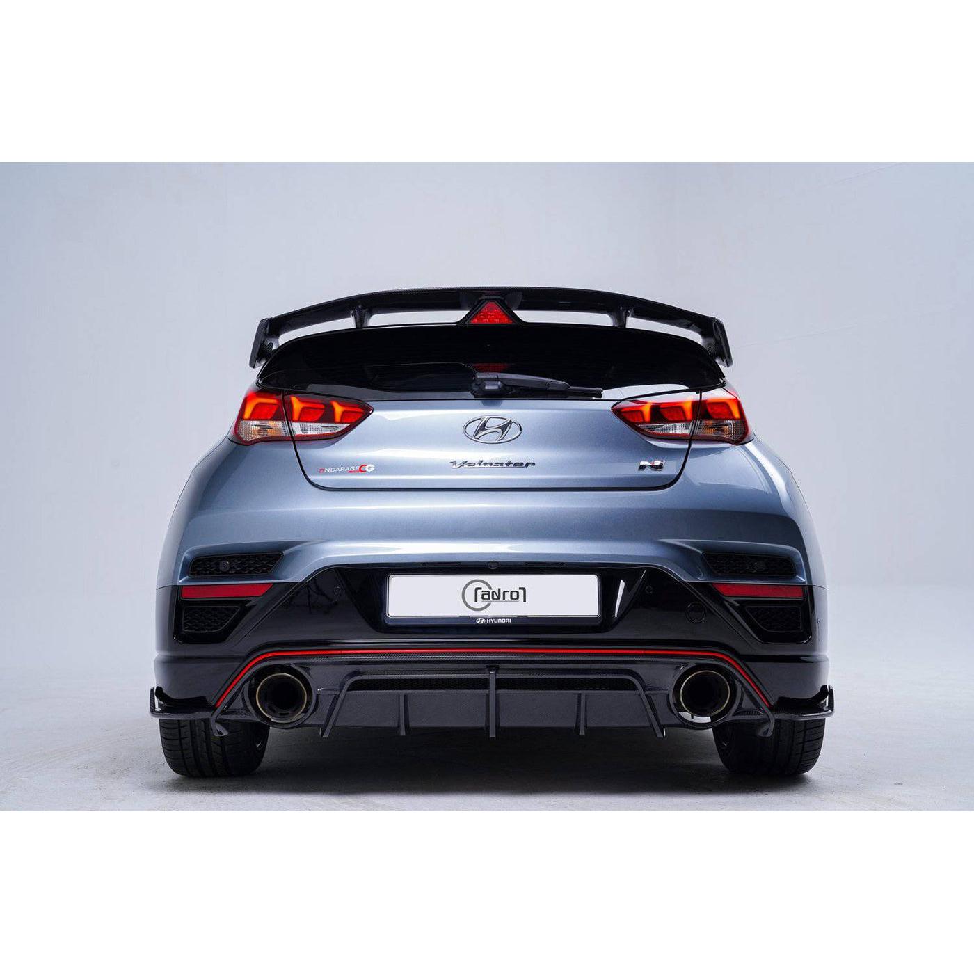 ADRO Hyundai Veloster N Carbon Fiber Rear Diffuser (2019-2022)