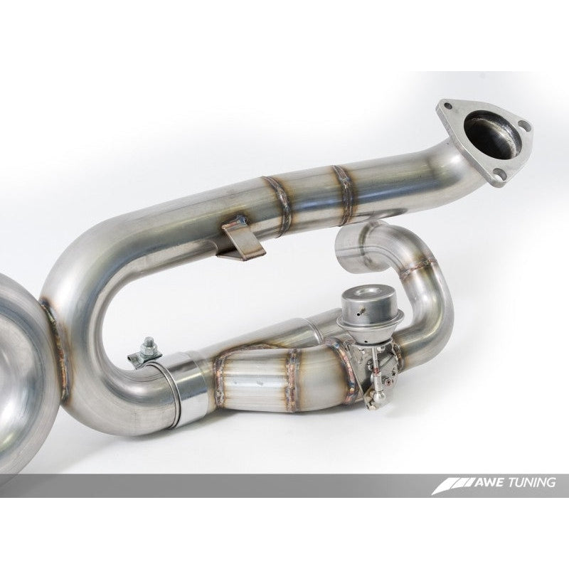 AWE Tuning Porsche 991 SwitchPath Exhaust for Non-PSE Cars Diamond Black Tips