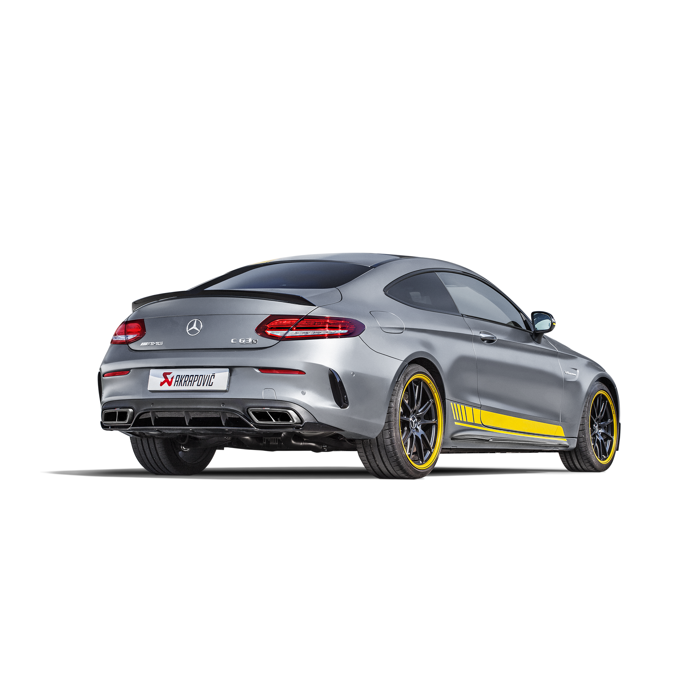 Akrapovič Evolution Line Catback Exhaust System (Titanium) w/Carbon Tips -  2015-2021 Mercedes-Benz C63 AMG Coupe - T1 Motorsports