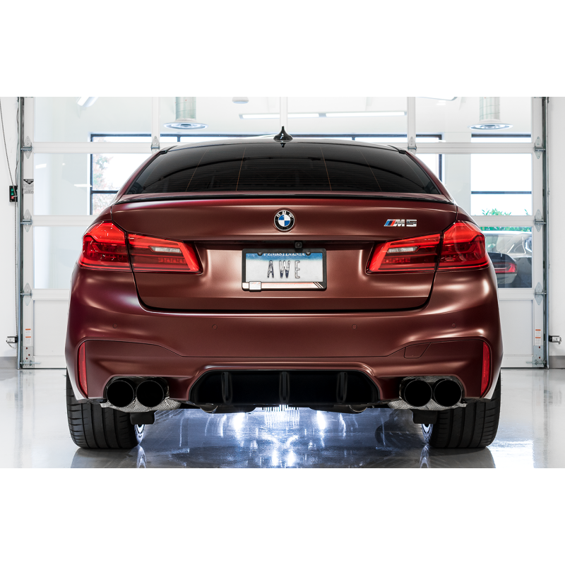 AWE Tuning SwitchPath Axle-back Exhaust w/Diamond Black Tips - 18-19 BMW M5 (F90) 4.4T AWD