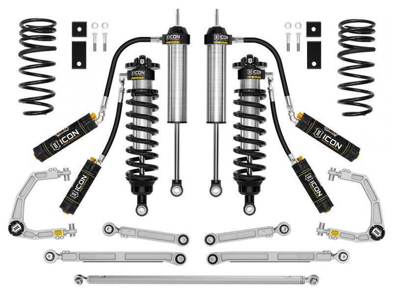 ICON 23-24 Toyota Sequoia 3-4.25in Stage 2 3.0 Suspension System - Billet