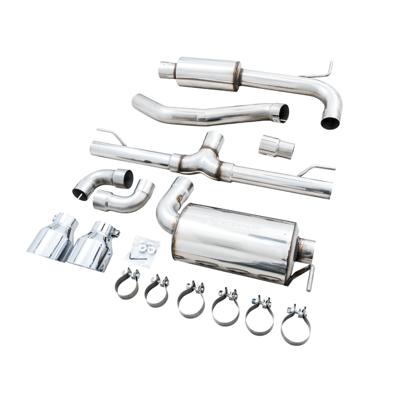 AWE Tuning Touring Edition Exhaust w/ Chrome Silver Tips - 2022+ Volkswagen GTI MK8