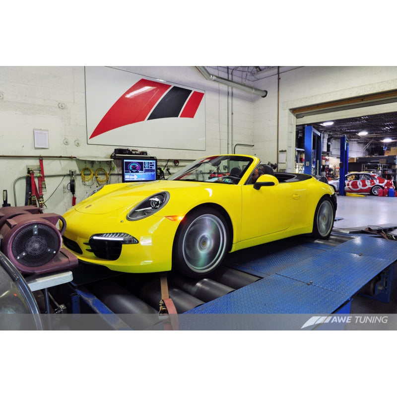 AWE Tuning Porsche 991 SwitchPath Exhaust for PSE Cars Chrome Silver Tips - T1 Motorsports