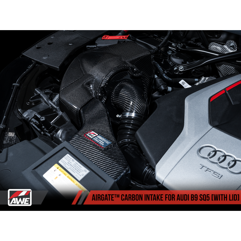 AWE Tuning Audi B9 SQ5 3.0T AirGate Carbon Fiber Intake w/ Lid
