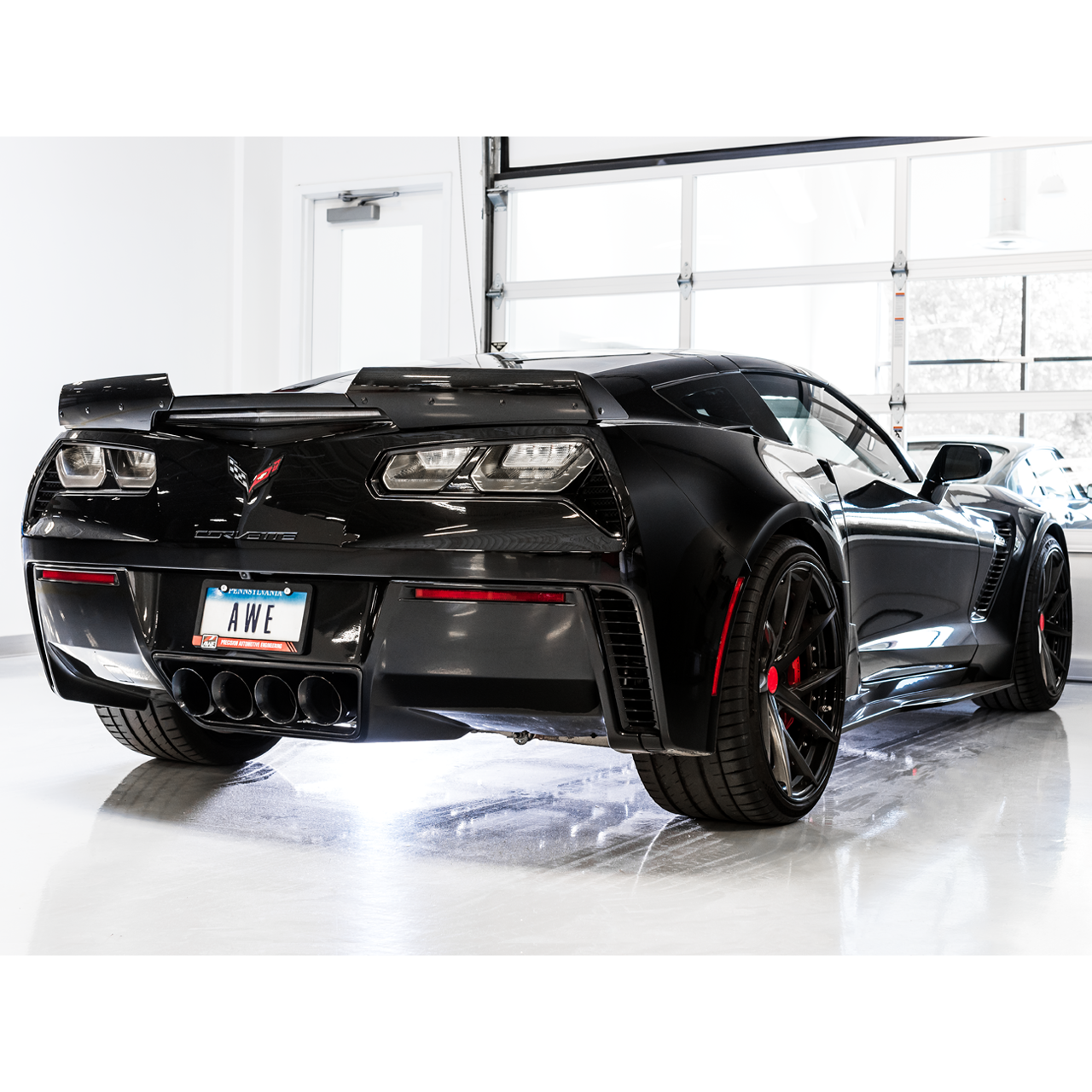 AWE Tuning Track Edition Axle-Back Exhaust w/Chrome Tips - 2014-2019 Chevy Corvette C7 Z06/ZR1 (w/o AFM)