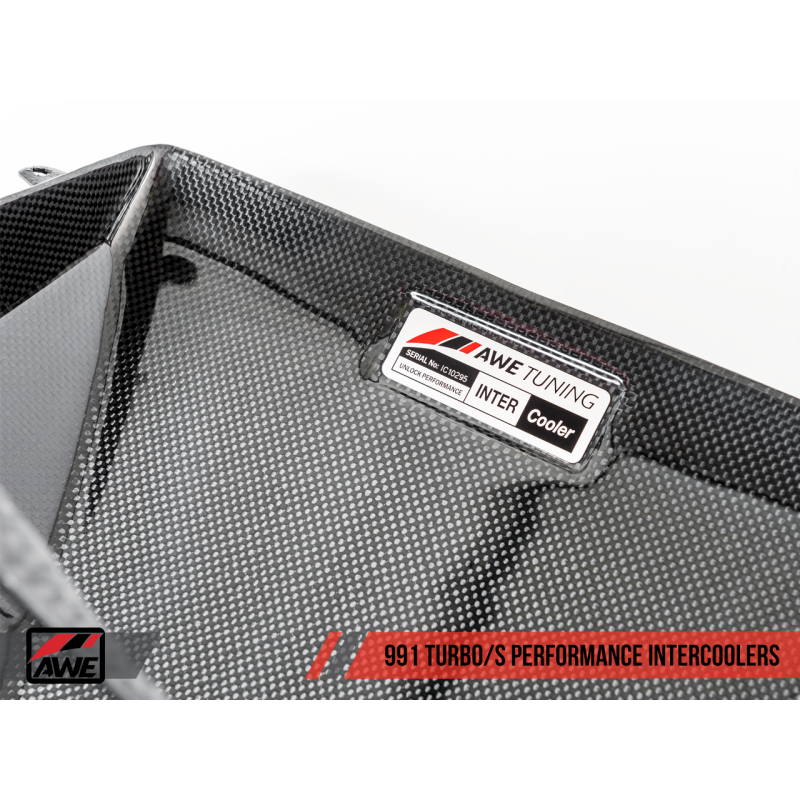 AWE Tuning Porsche 991 (991.2) Turbo/Turbo S Performance Intercooler Kit