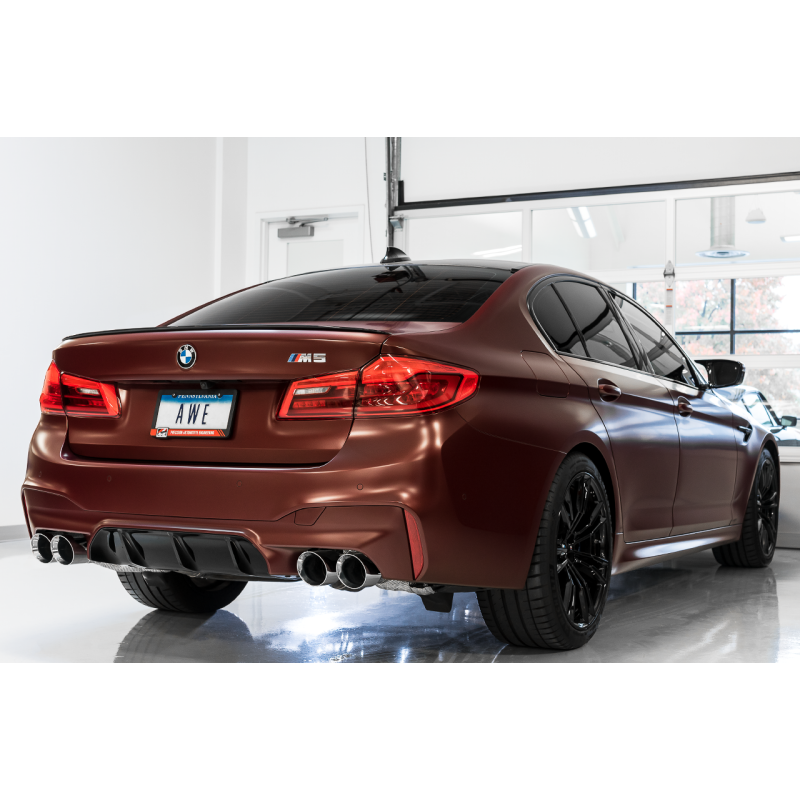 AWE Tuning SwitchPath Axle-back Exhaust w/Diamond Black Tips - 18-19 BMW M5 (F90) 4.4T AWD