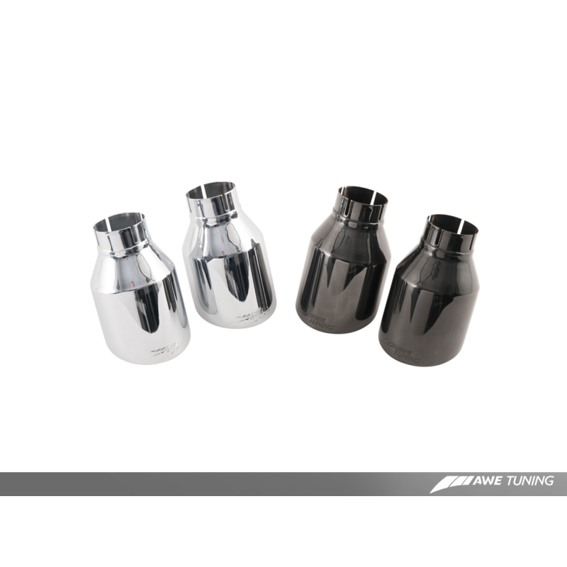 AWE Tuning BMW F3X 335i/435i Touring Edition Axle-Back Exhaust - Diamond Black Tips (90mm) - T1 Motorsports