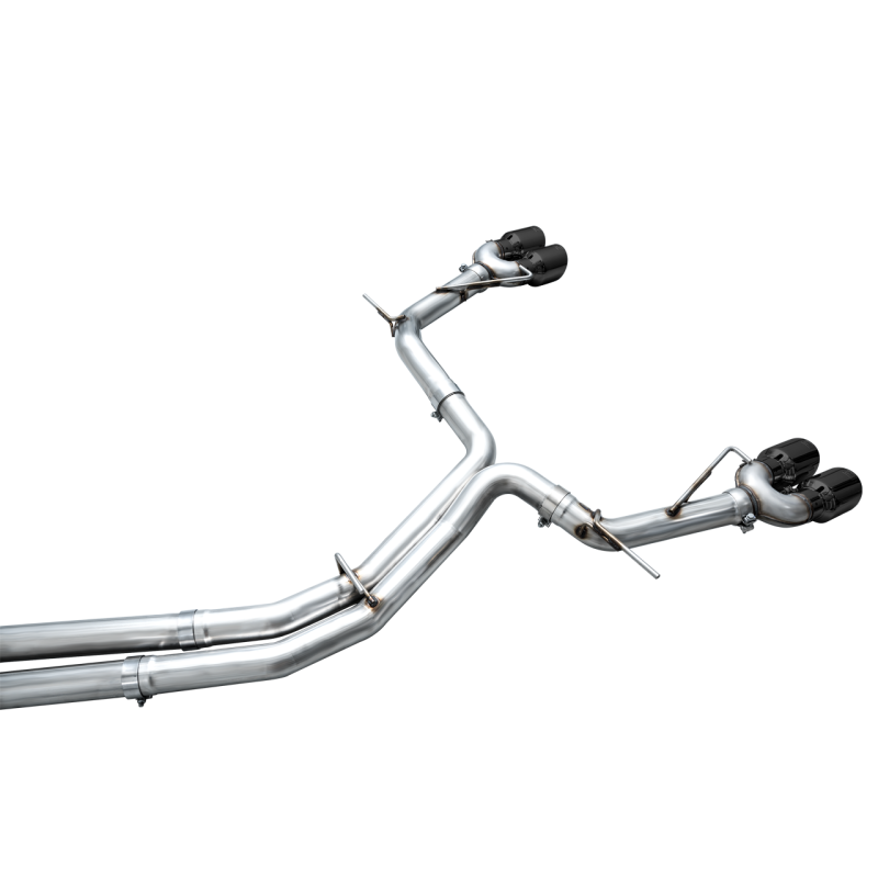 AWE Tuning Track Edition Exhaust w/Diamond Black Tips - 19-23 Audi C8 S6/S7 2.9T V6 AWD