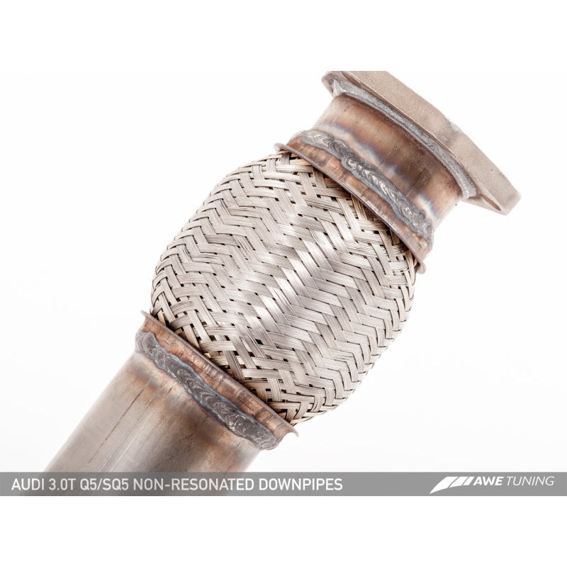 AWE Tuning Audi 8R Q5 3.0T Touring Edition Exhaust Dual Outlet Chrome Silver Tips