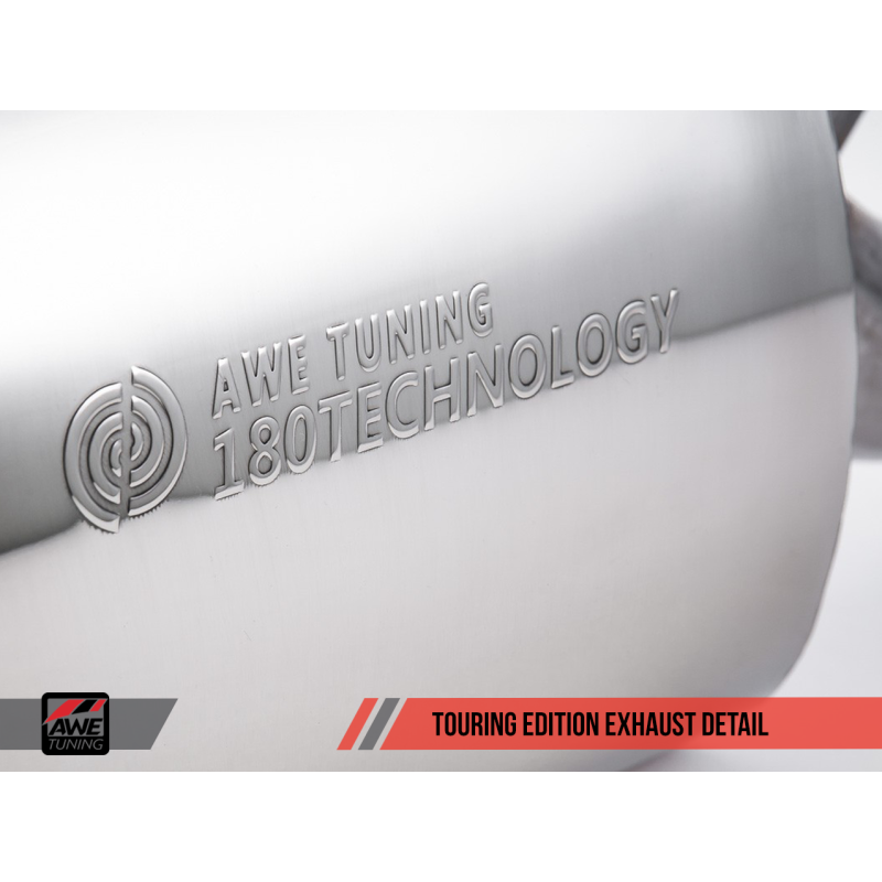 AWE Tuning Mk6 GLI 2.0T - Mk6 Jetta 1.8T Touring Edition Exhaust - Polished Silver Tips