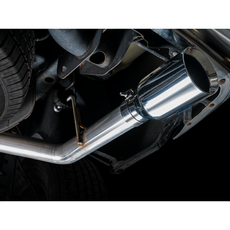 AWE Tuning 0FG Dual Rear Exit Cat-Back Exhaust w/ Chrome Silver Tips - 09-18 RAM 1500 5.7L (w/o Cutout)
