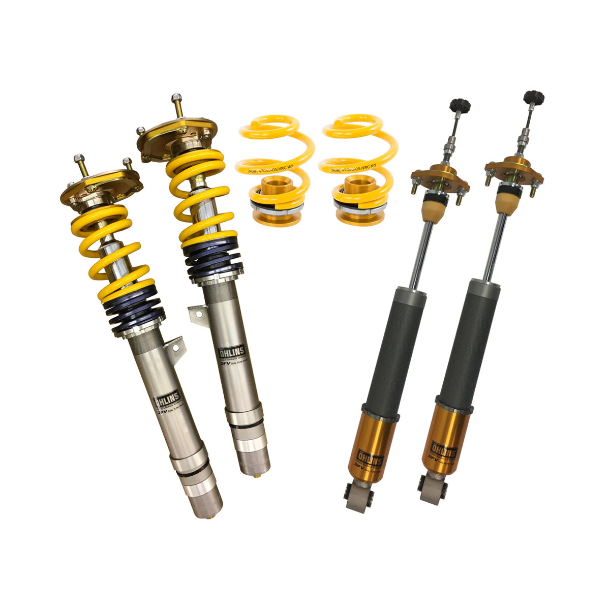 Ohlins Dedicated Track Coilover System - 2013-2020 Porsche Boxster/Cayman (981/982) Incl. S Models