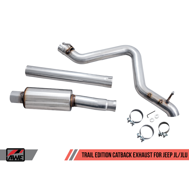 AWE Tuning 2018+ Jeep Wrangler JL/JLU 2.0T Trail Edition Cat-Back Exhaust