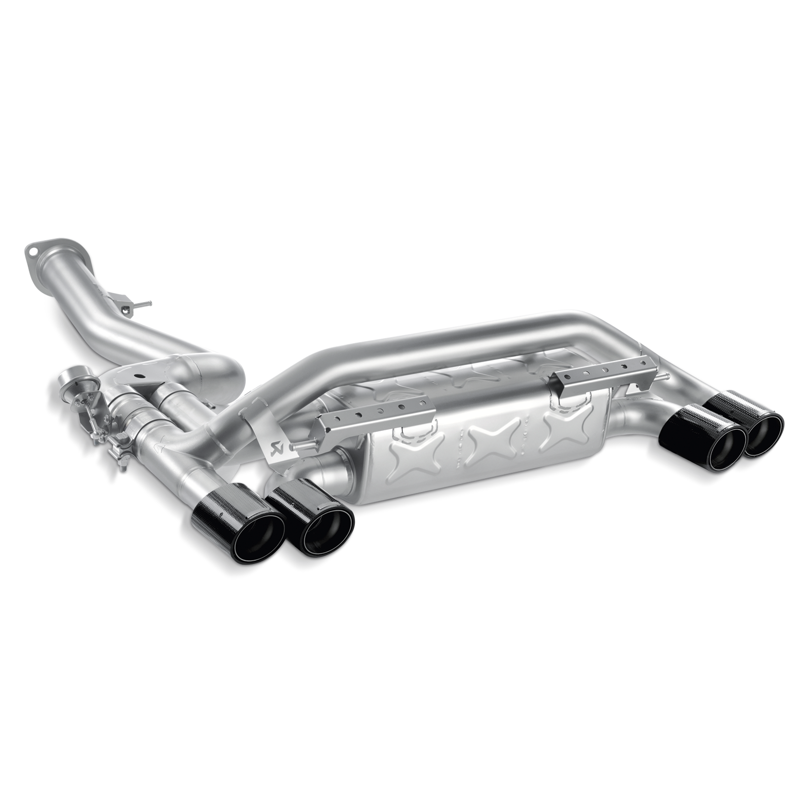 Akrapovič Slip-On Line Exhaust (Titanium) w/Carbon Tips - 2011-2012 BMW 1 Series M Coupe (E82) - T1 Motorsports