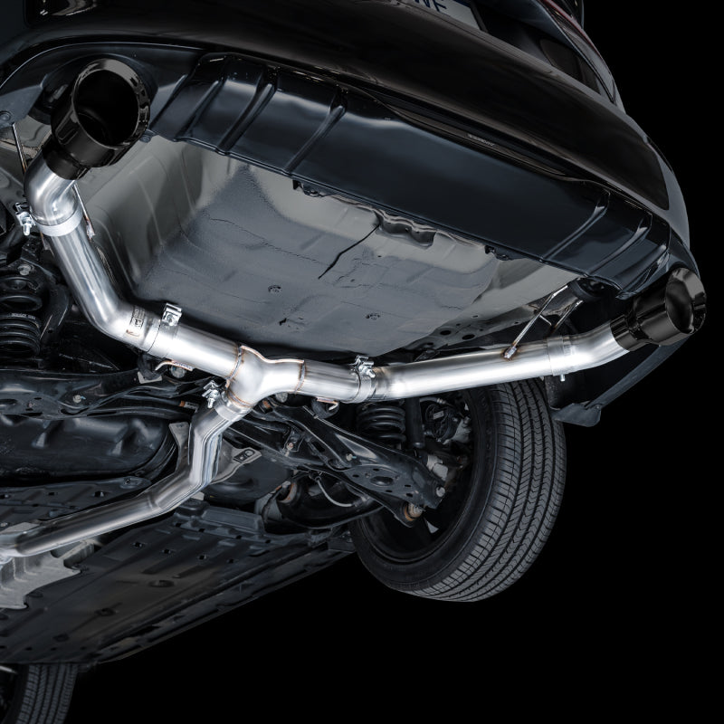 AWE Tuning 2022+ Honda Civic Si FE1 FWD Track Edition Catback Exhaust - Dual Diamond Black Tips