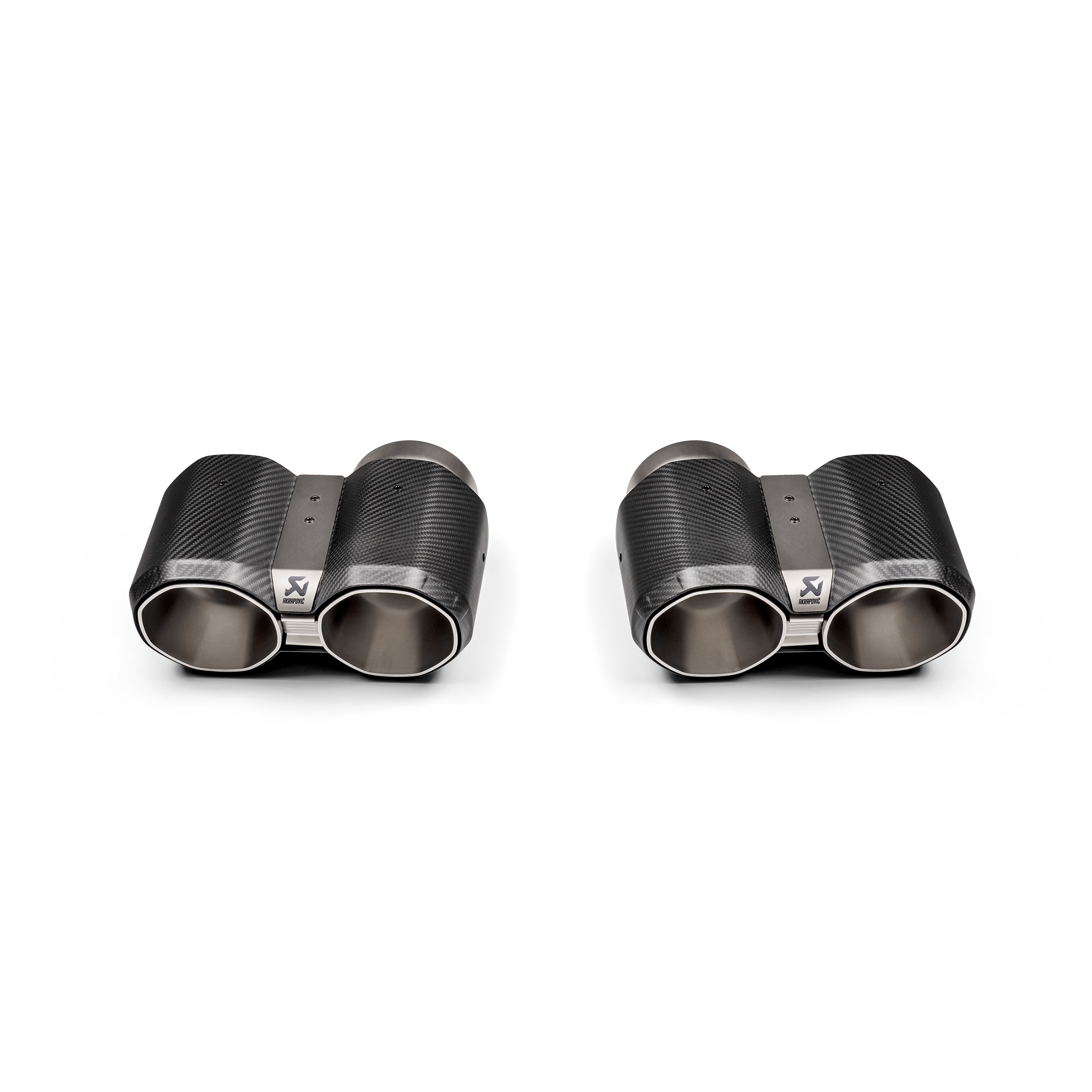 Akrapovič Octagonal Carbon Design Tail Pipe Set - 2021+ BMW G8X M2/M3/M4 - T1 Motorsports