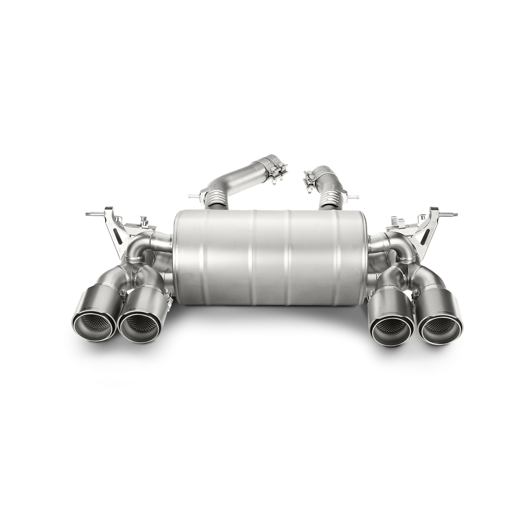 Akrapovič Slip-On Line Exhaust (Titanium) w/Titanium Tips - 2014-2020 BMW M3/M4 (F80/F82) - T1 Motorsports