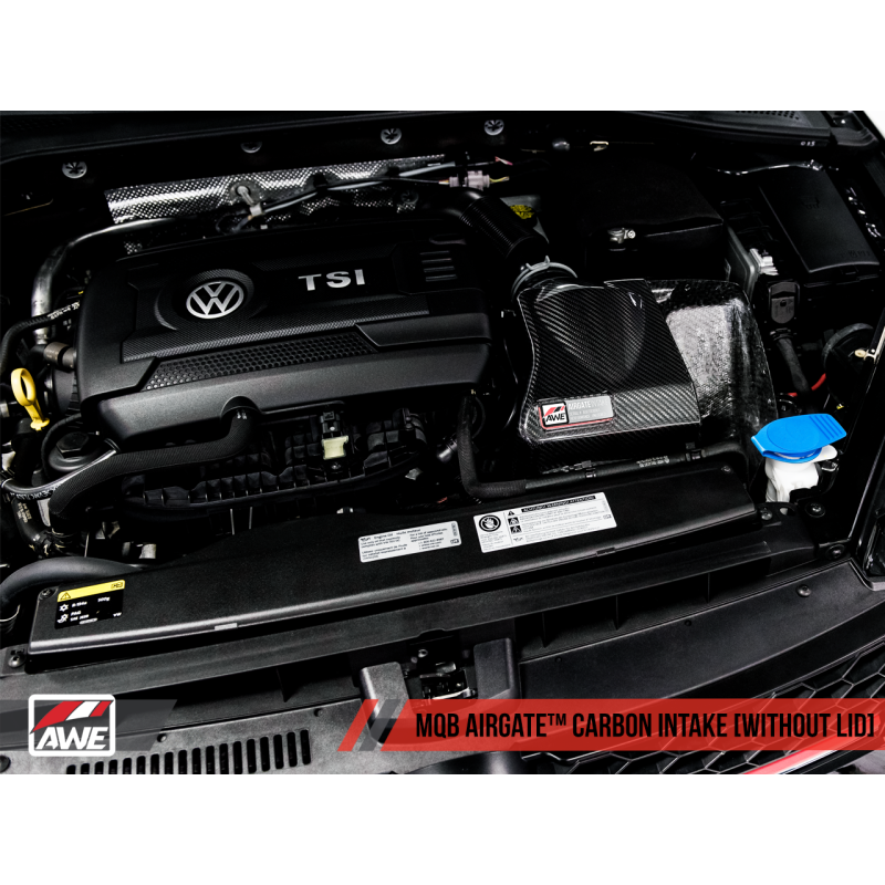 AWE Tuning Audi / Volkswagen MQB 1.8T/2.0T/Golf R Carbon Fiber AirGate Intake w/ Lid