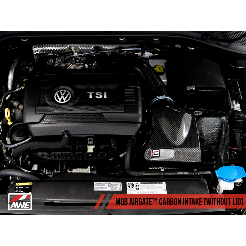 AWE Tuning Audi / Volkswagen MQB 1.8T/2.0T/Golf R Carbon Fiber AirGate Intake w/ Lid