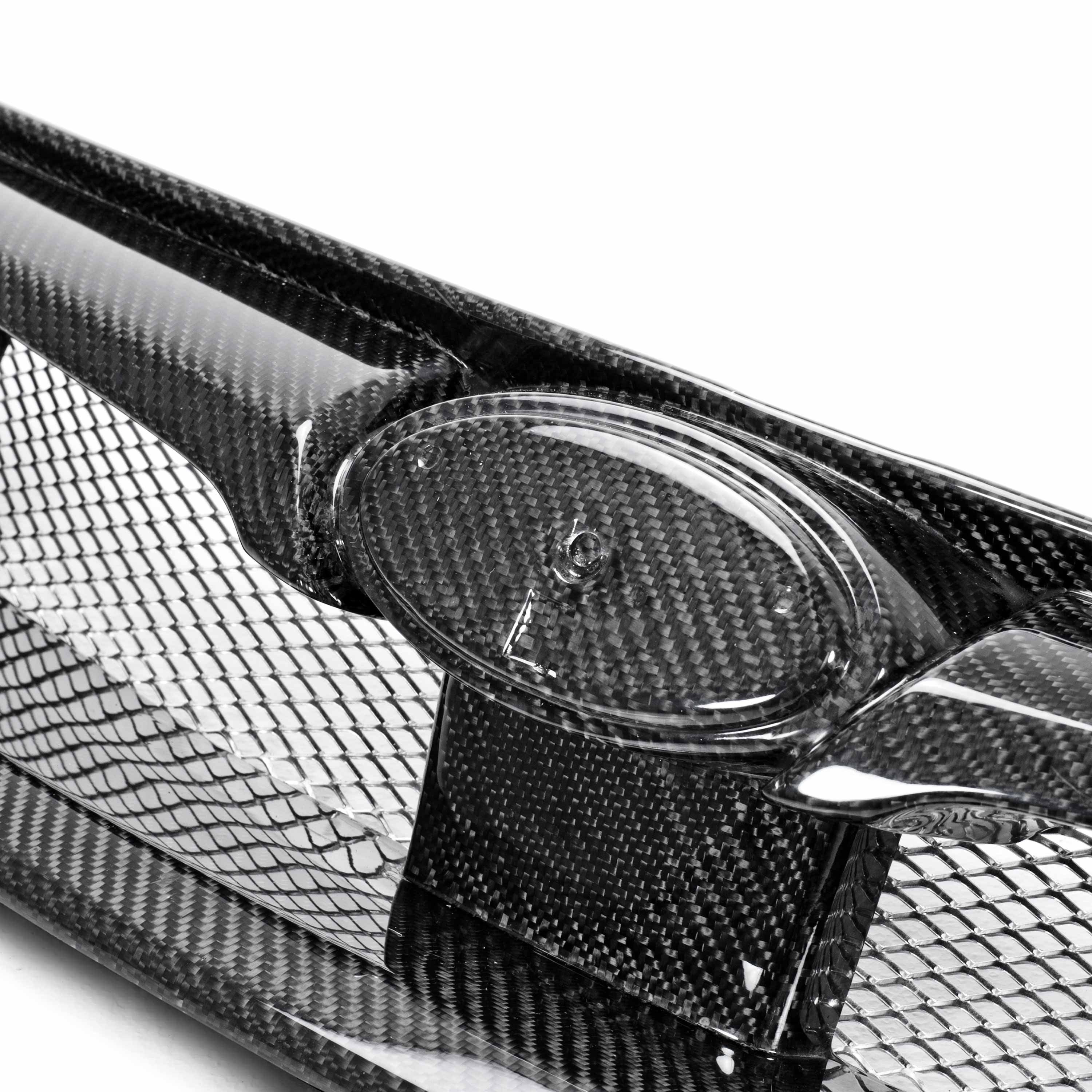 Seibon STI-Style Carbon Fiber Front Grille - 2011-2014 Subaru WRX STI