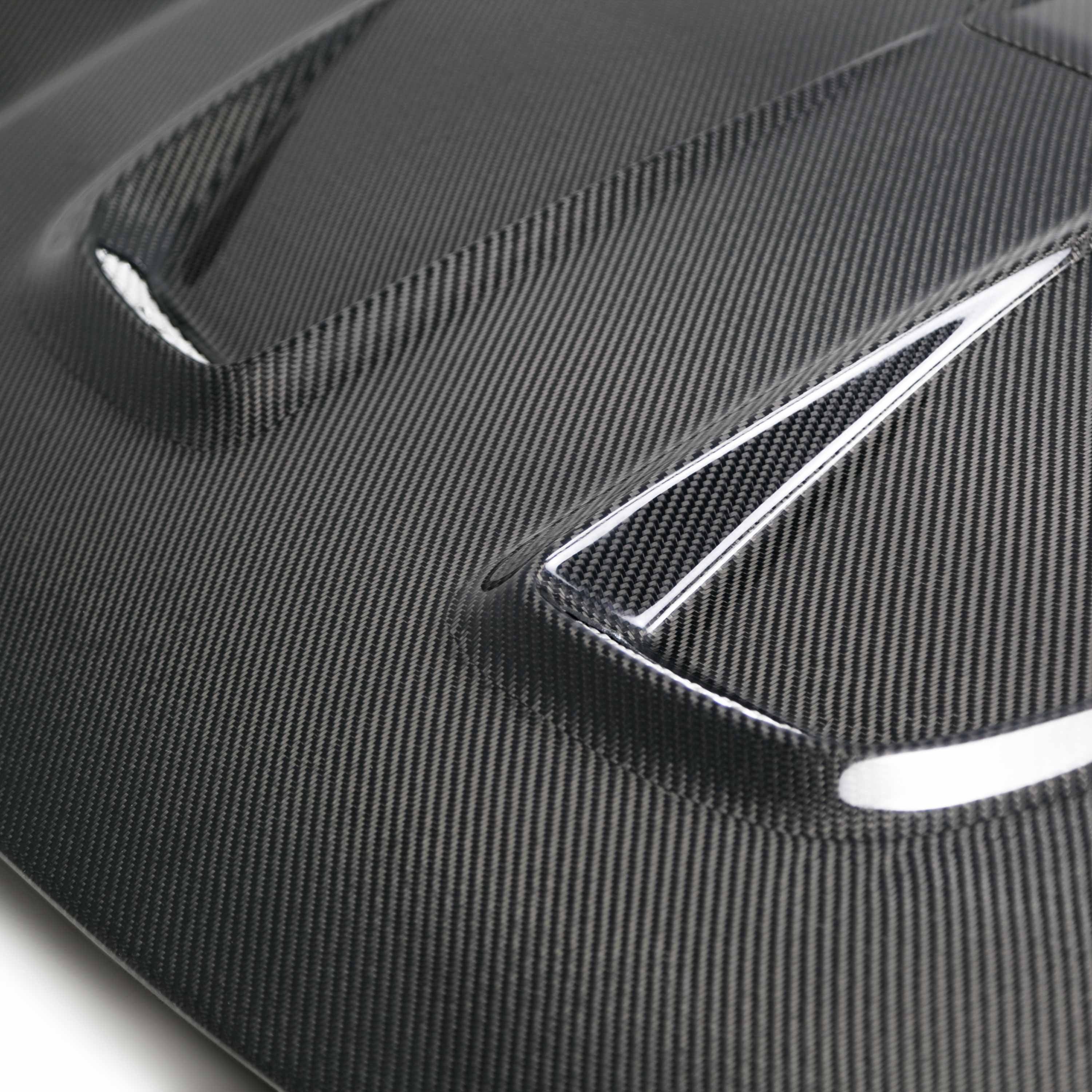 Seibon MR-Style Carbon Fiber Hood - 2016-2021 Honda Civic 2DR/4DR
