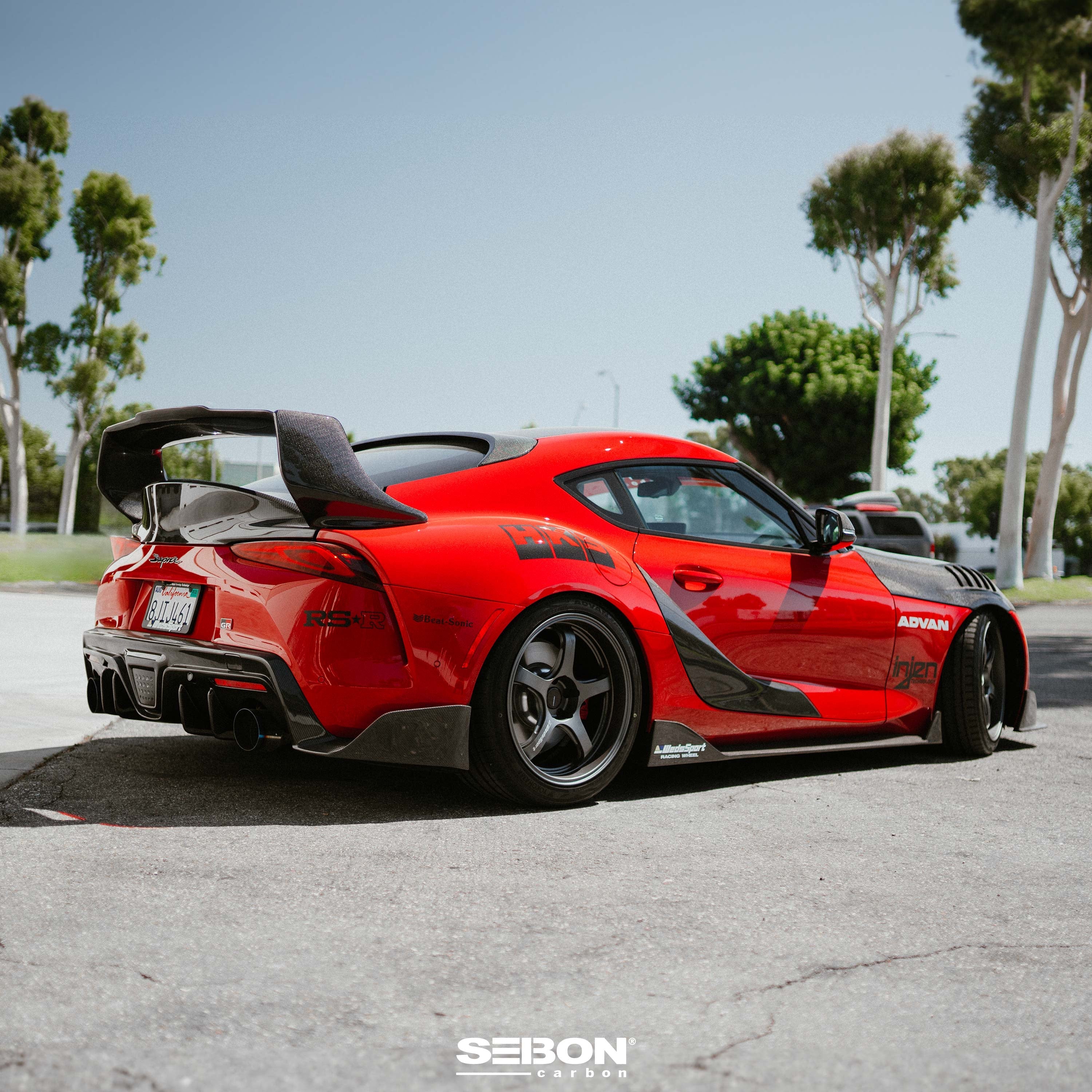 Seibon MB-Style Carbon Fiber Rear Diffuser - 2020-2024 Toyota GR Supra